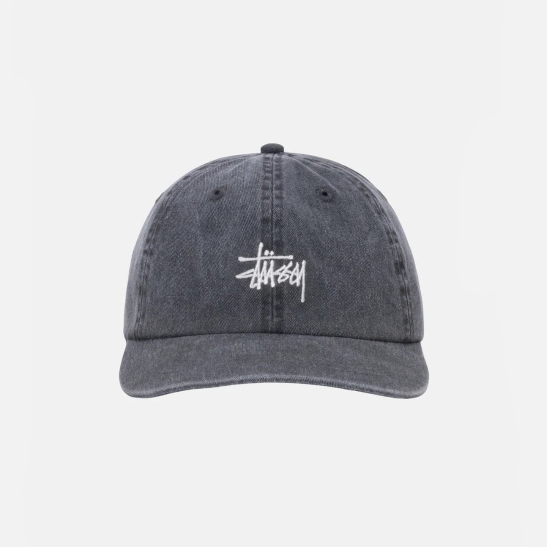 Basic Stüssy Cap Washed Charcoal